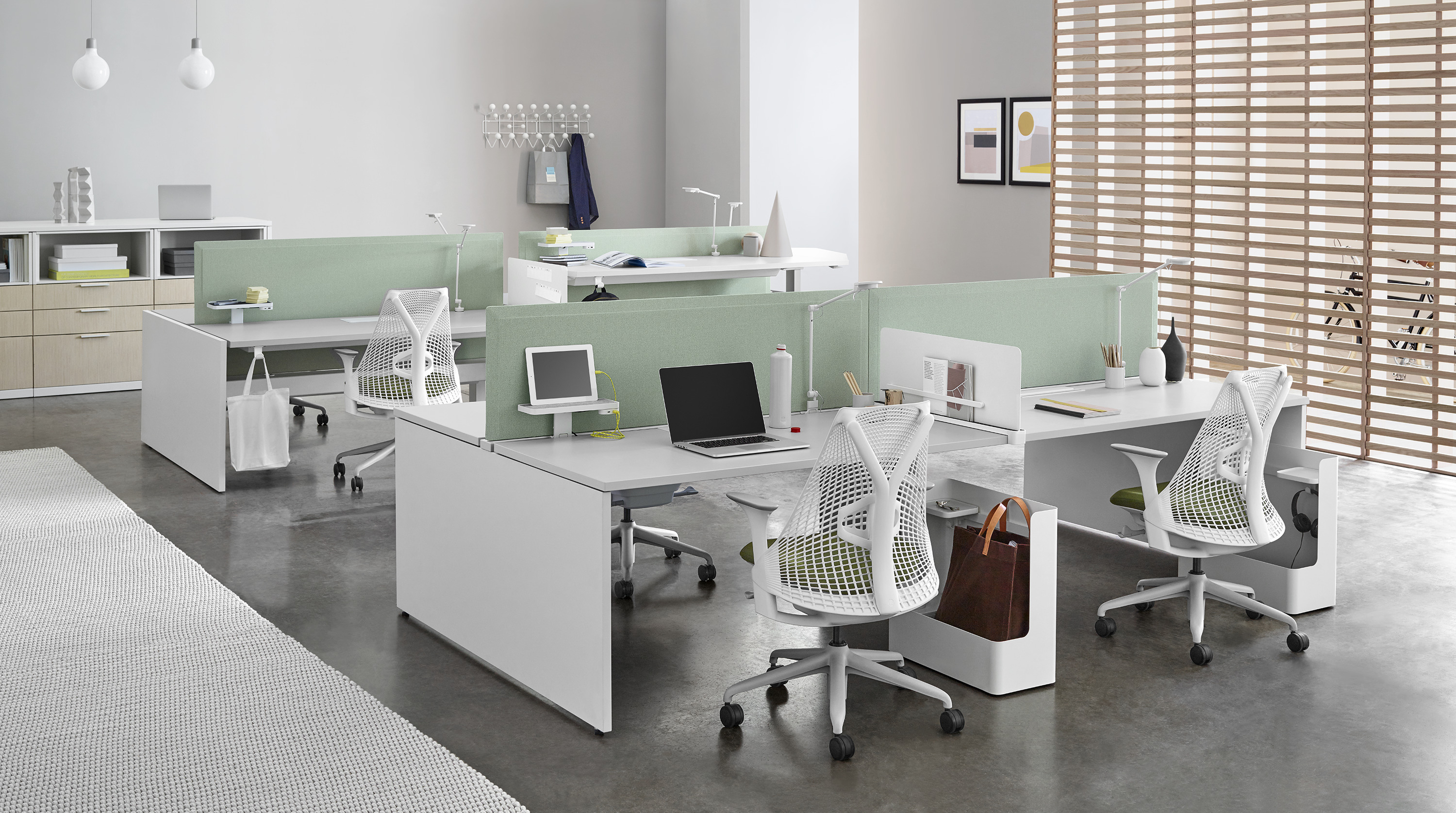 办公屏风|屏风工作站|办公家具|万象城(中国)家具|Layout Studio 开放式办公区